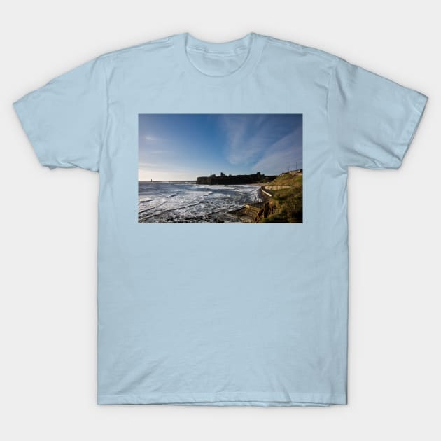 Rough Sea at King Edwards Bay, Tynemouth T-Shirt by Violaman